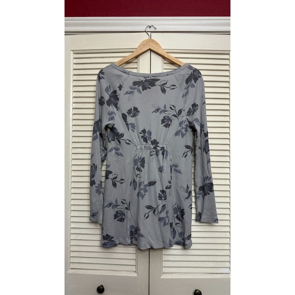 Isabel Maternity Women's Smocked Bump Waffle Maternity Top, Gray, NwT, SIZE M - Picture 4 of 4